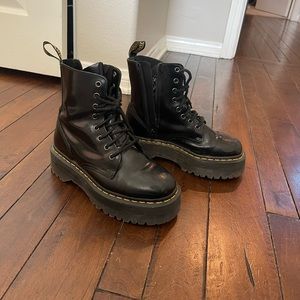 Dr Marten jadon leather boot. Handed down to me and is too small.